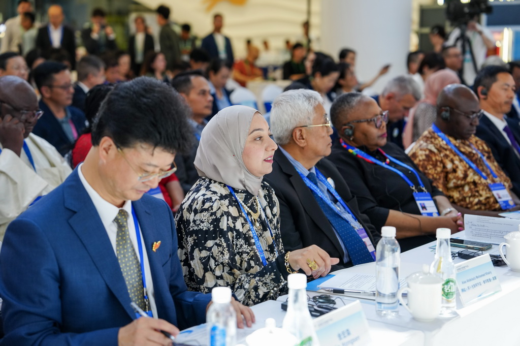 9月7日，与会嘉宾参加全球南方世界遗产论坛。