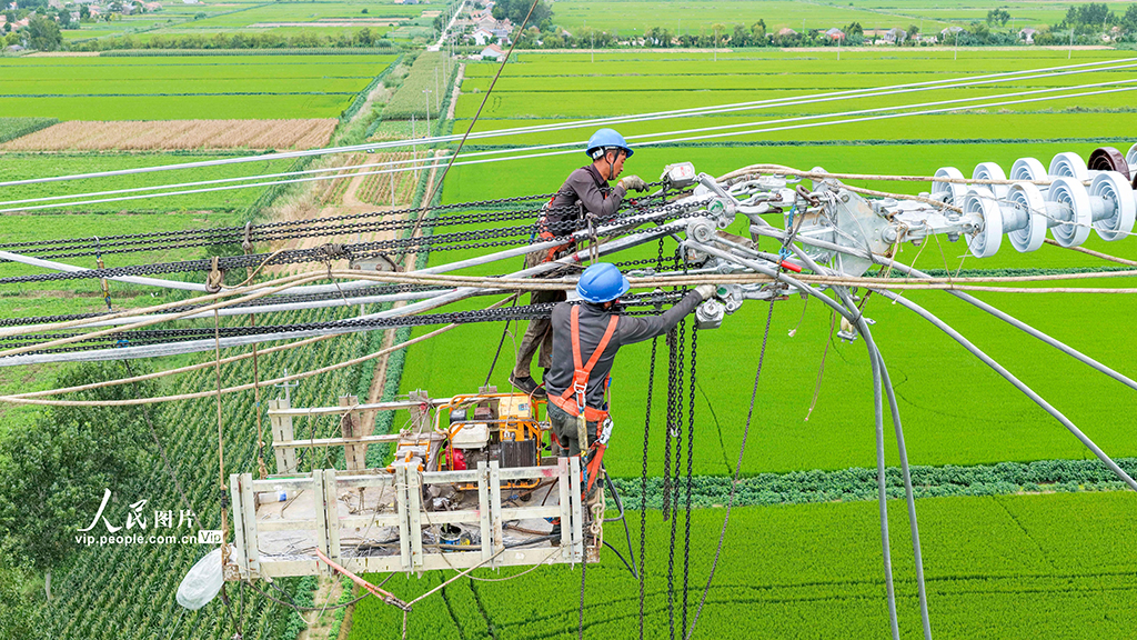 江苏盐城：滨海电厂送出工程建设忙【3】