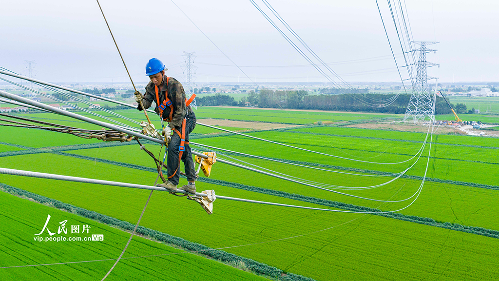 江苏盐城：滨海电厂送出工程建设忙【4】