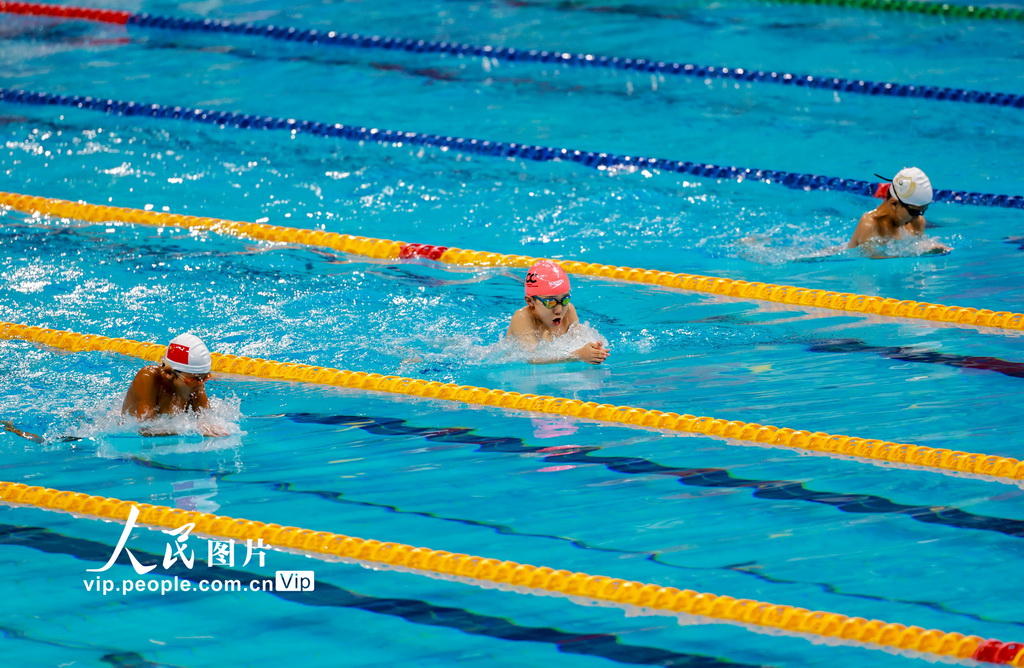 全国体育传统学校游泳联赛在呼和浩特开赛【4】