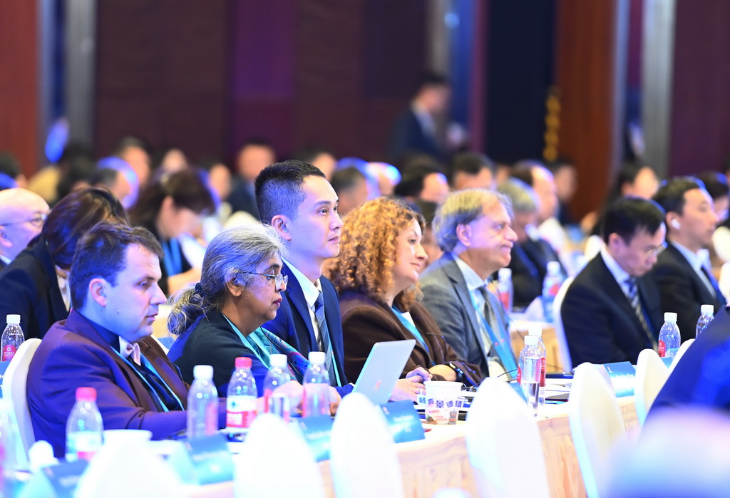 9月23日，嘉宾出席2025北京文化论坛开幕式。新华社记者 肖潇 摄