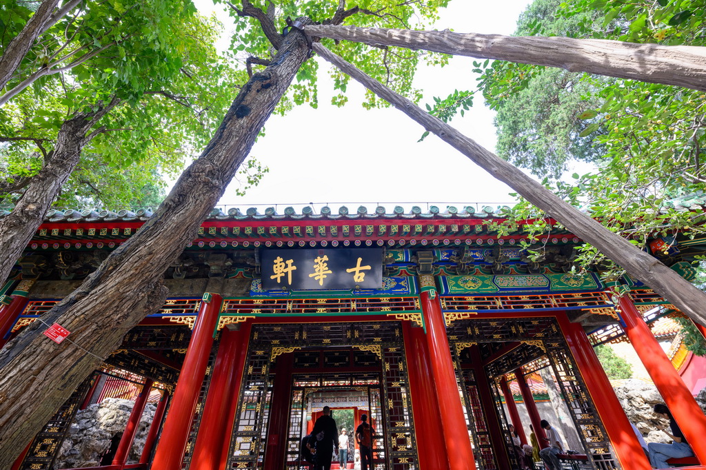 这是宁寿宫花园一角（9月29日摄）。