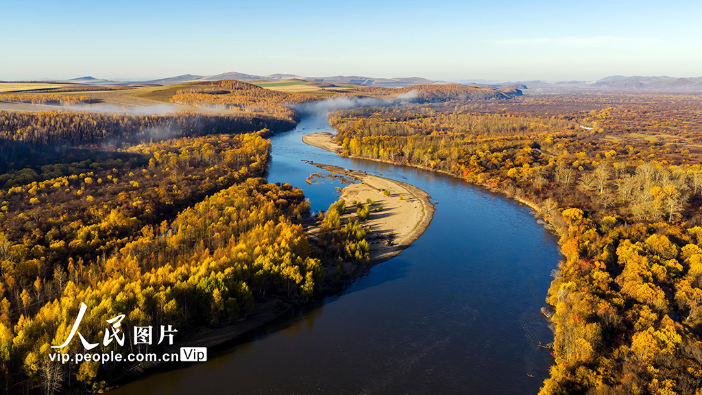 内蒙古呼伦贝尔：额尔古纳湿地层林尽染【2】