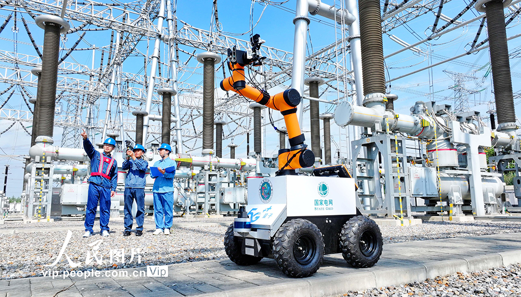 安徽滁州：5G智能机器人巡检电网保节日供电【3】