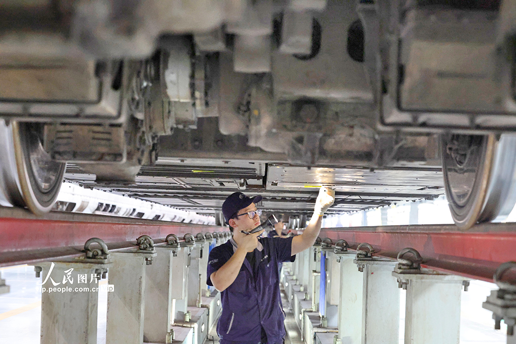 江苏南通：动车检修【6】