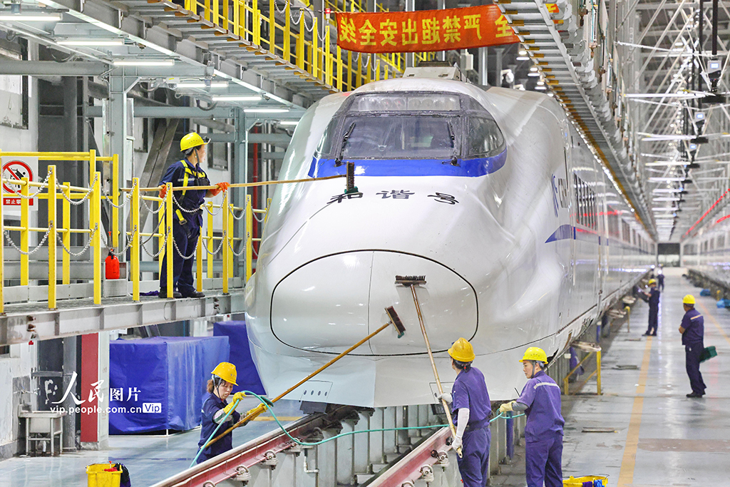 江苏南通：动车检修【5】