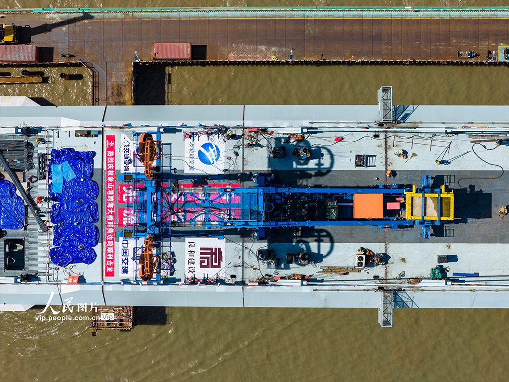 浙江宁波：象山港跨海大桥南侧边跨合龙【2】