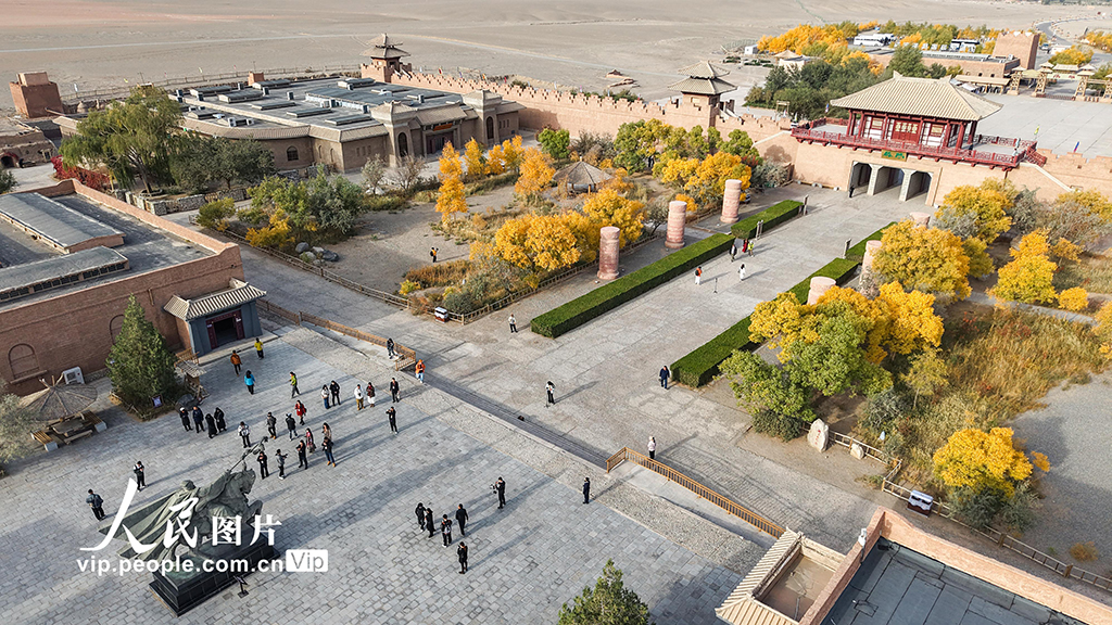 甘肃敦煌：阳关景区秋意渐浓【3】