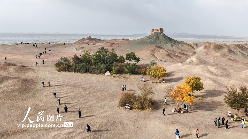 甘肃敦煌：阳关景区秋意渐浓【4】