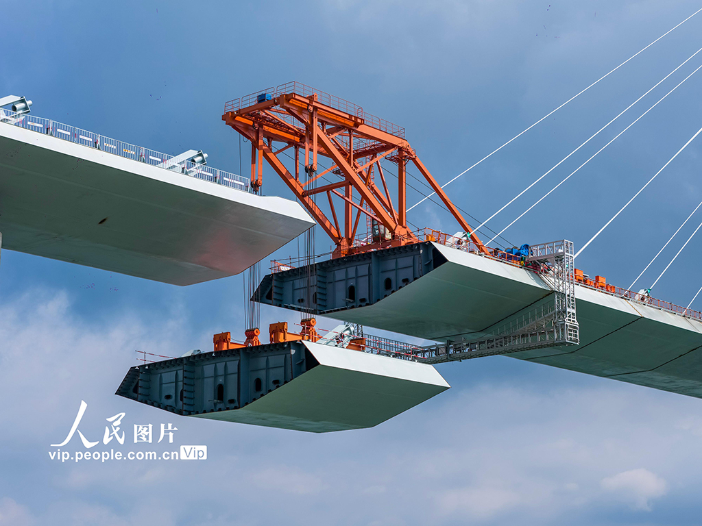 浙江宁波：象山港跨海大桥北侧边跨合龙【3】