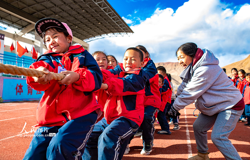 西藏阿里：高原孩子的欢乐大课间【6】