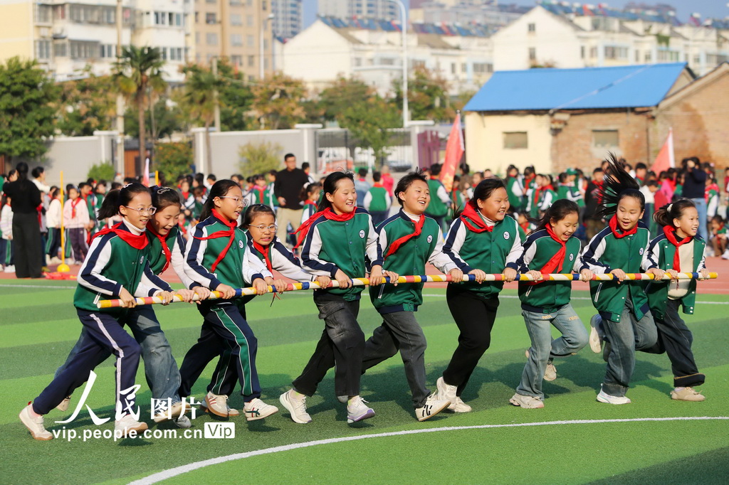 安徽淮北：校园运动会展风采【2】
