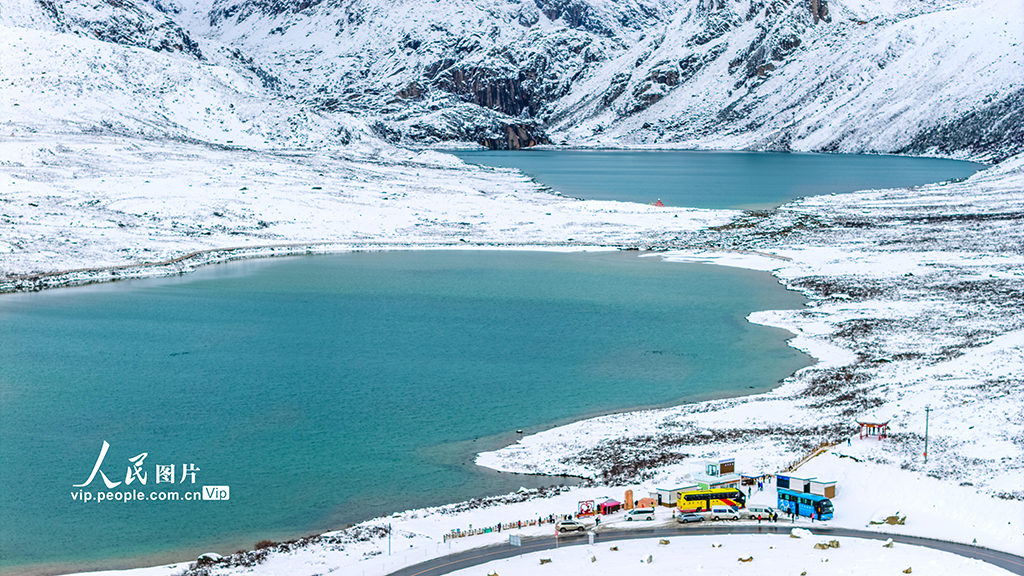四川巴塘:姊妹湖国家湿地公园雪景美【2】