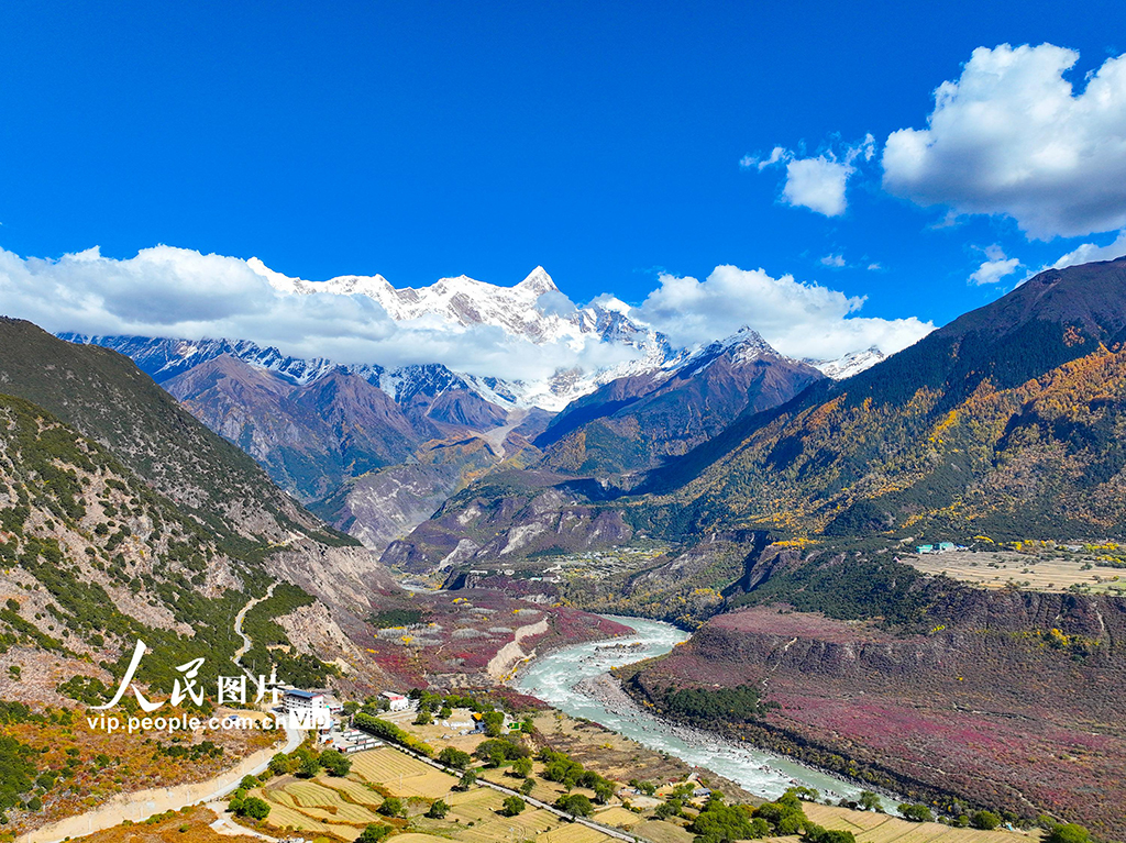 西藏林县:雅鲁藏布大峡谷秋景壮美【5】