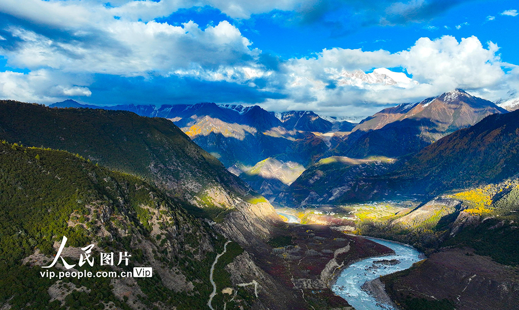 西藏林县:雅鲁藏布大峡谷秋景壮美【6】