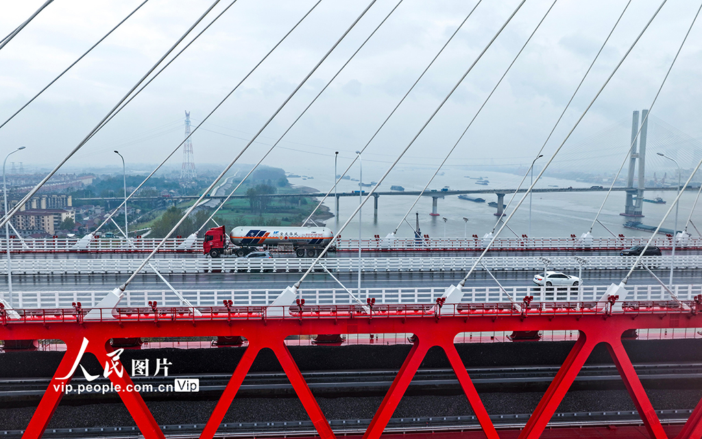 安徽铜陵:G3铜陵长江公铁大桥正式通车【5】