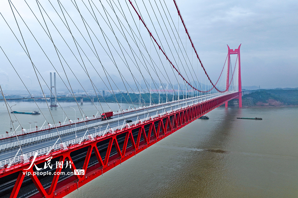 安徽铜陵:G3铜陵长江公铁大桥正式通车【6】