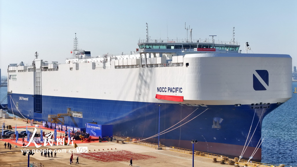 山东龙口：我国首艘符合新能源汽车运输国际新标准的汽车运输船完工【3】