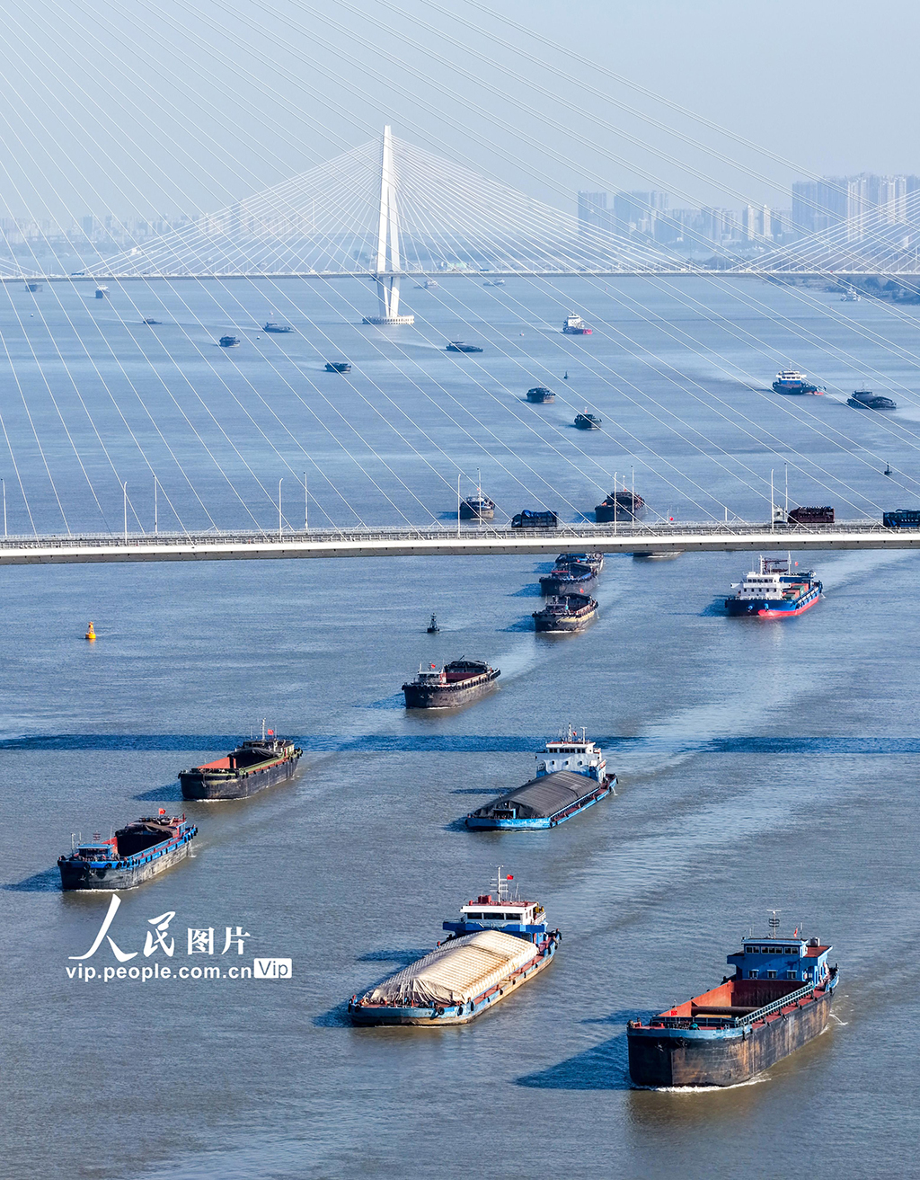 江苏南京：长江运输忙【4】