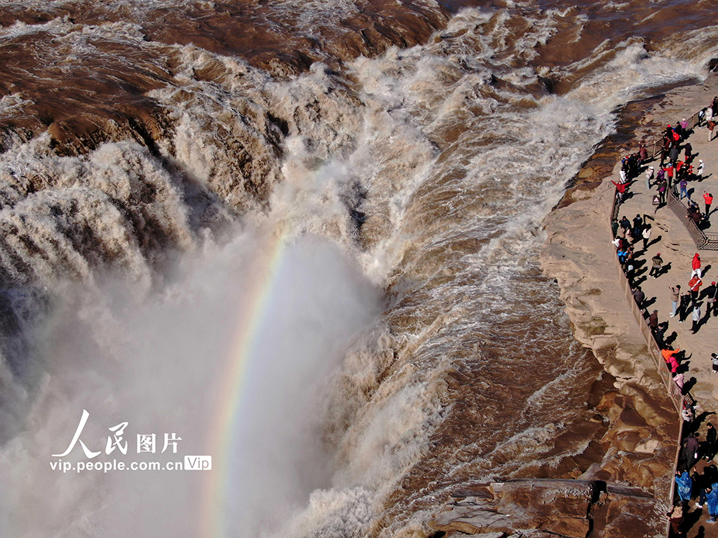 山西吉县：黄河壶口瀑布初冬时节景迷人【2】