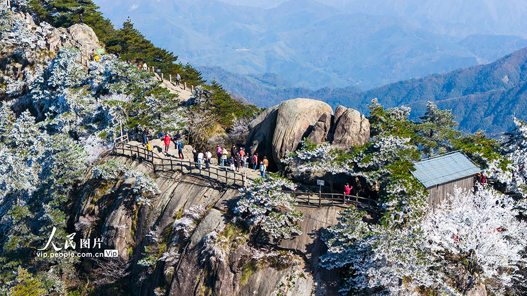 安徽池州：九华山天台景区银装素裹【5】