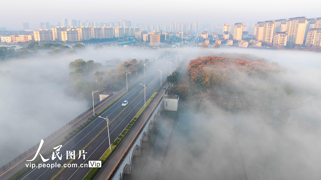安徽淮北:冬日云海【2】