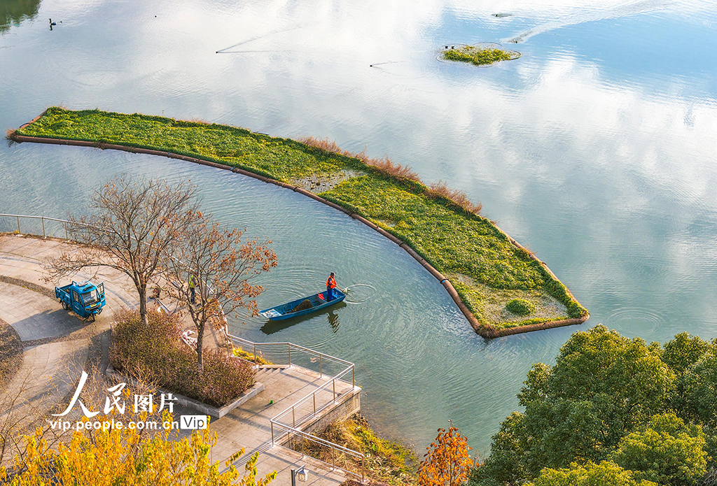 安徽芜湖：河道清漂 守护碧水【5】