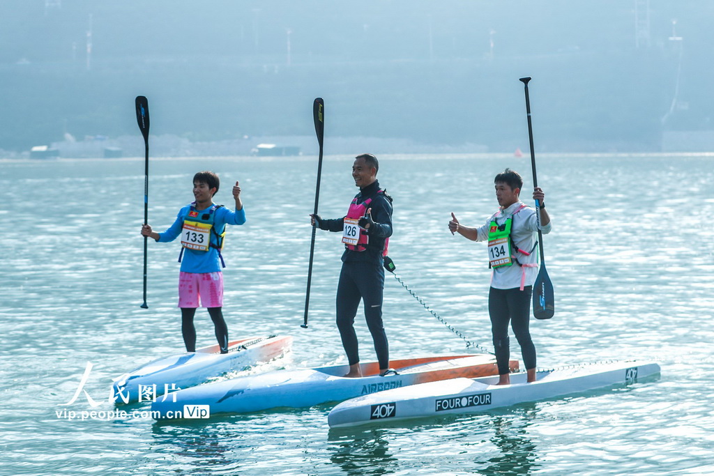 湖北秭归：桨板竞技 燃动三峡【6】