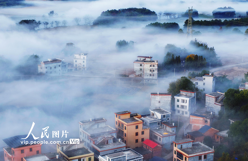 湖南嘉禾:冬日晨曦美如画【3】