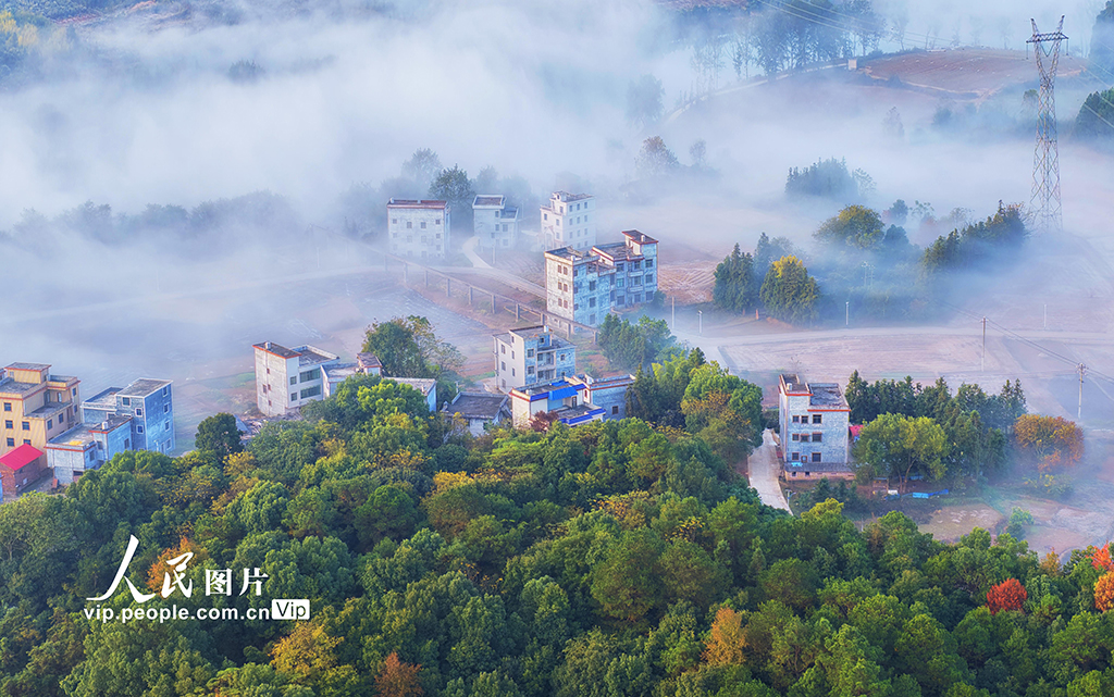 湖南嘉禾:冬日晨曦美如画【4】