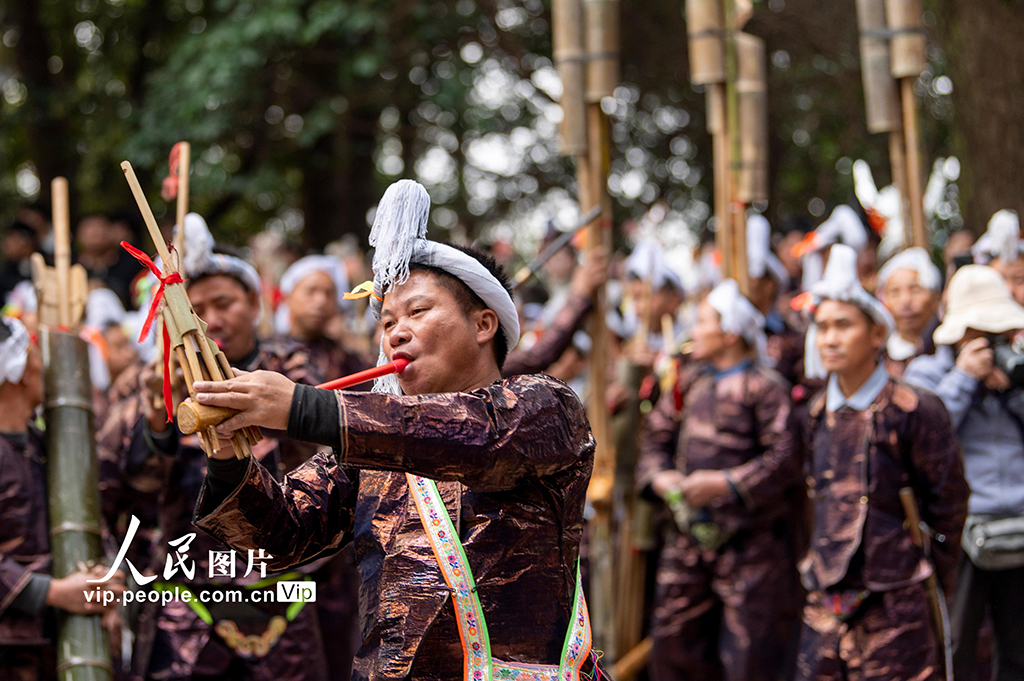 贵州从江：岜沙苗寨欢度芦笙节【3】