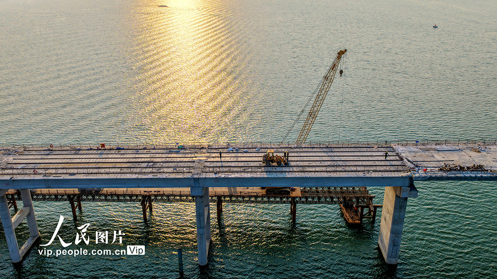 江西峡江：赣江仁和大桥建设忙【2】