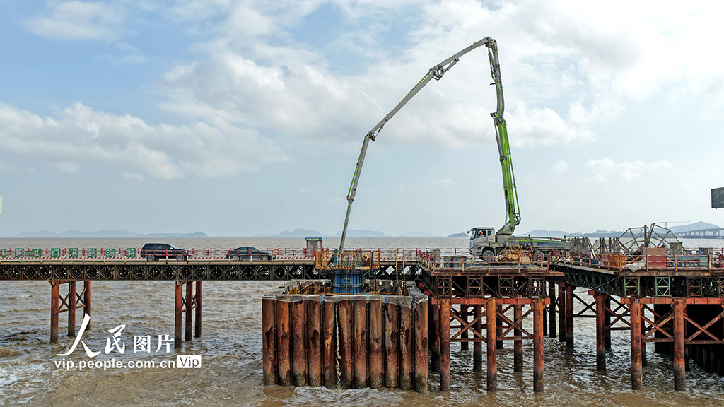 浙江临海：开足马力推进大桥建设【5】