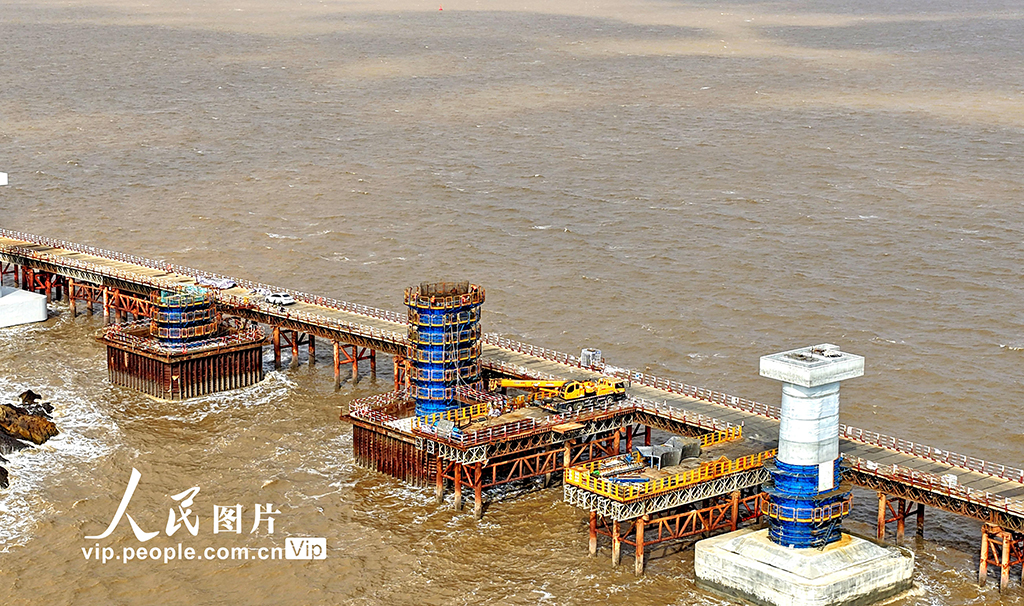 浙江临海：开足马力推进大桥建设【7】