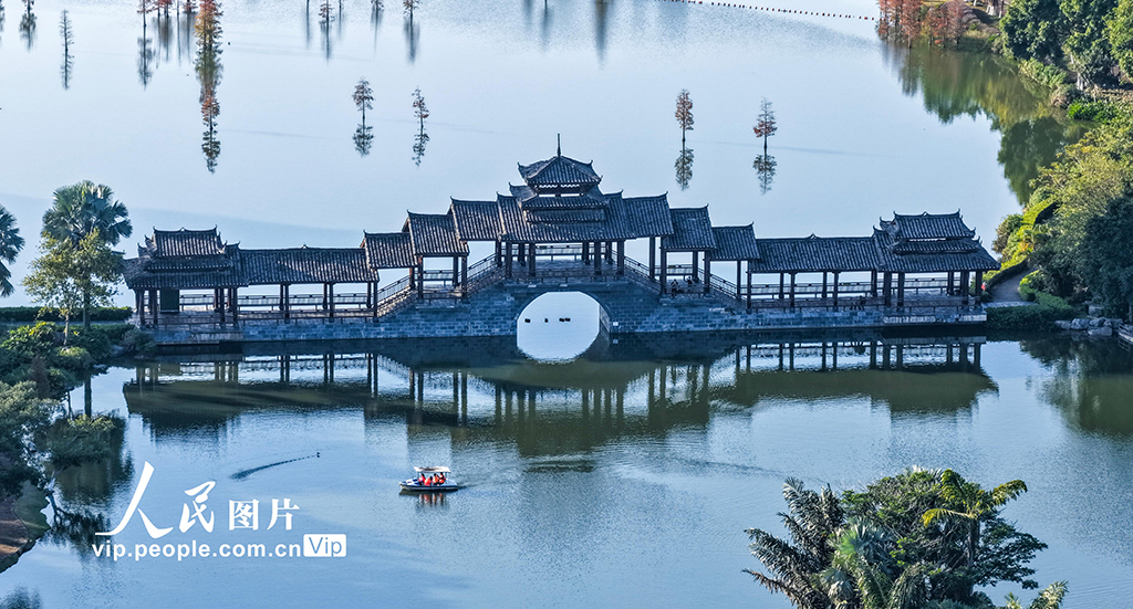 广西南宁：花花大世界景区冬景如画醉游人【2】