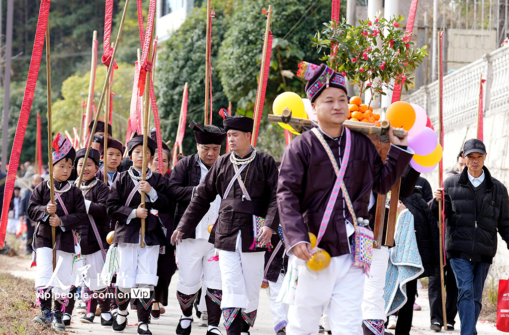 广西三江：传统花炮节举行【4】