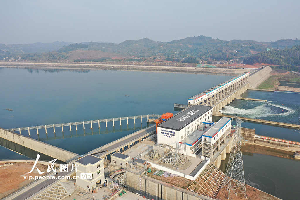 四川眉山：岷江彭山尖子山航电枢纽工程正式启动下闸蓄水【4】
