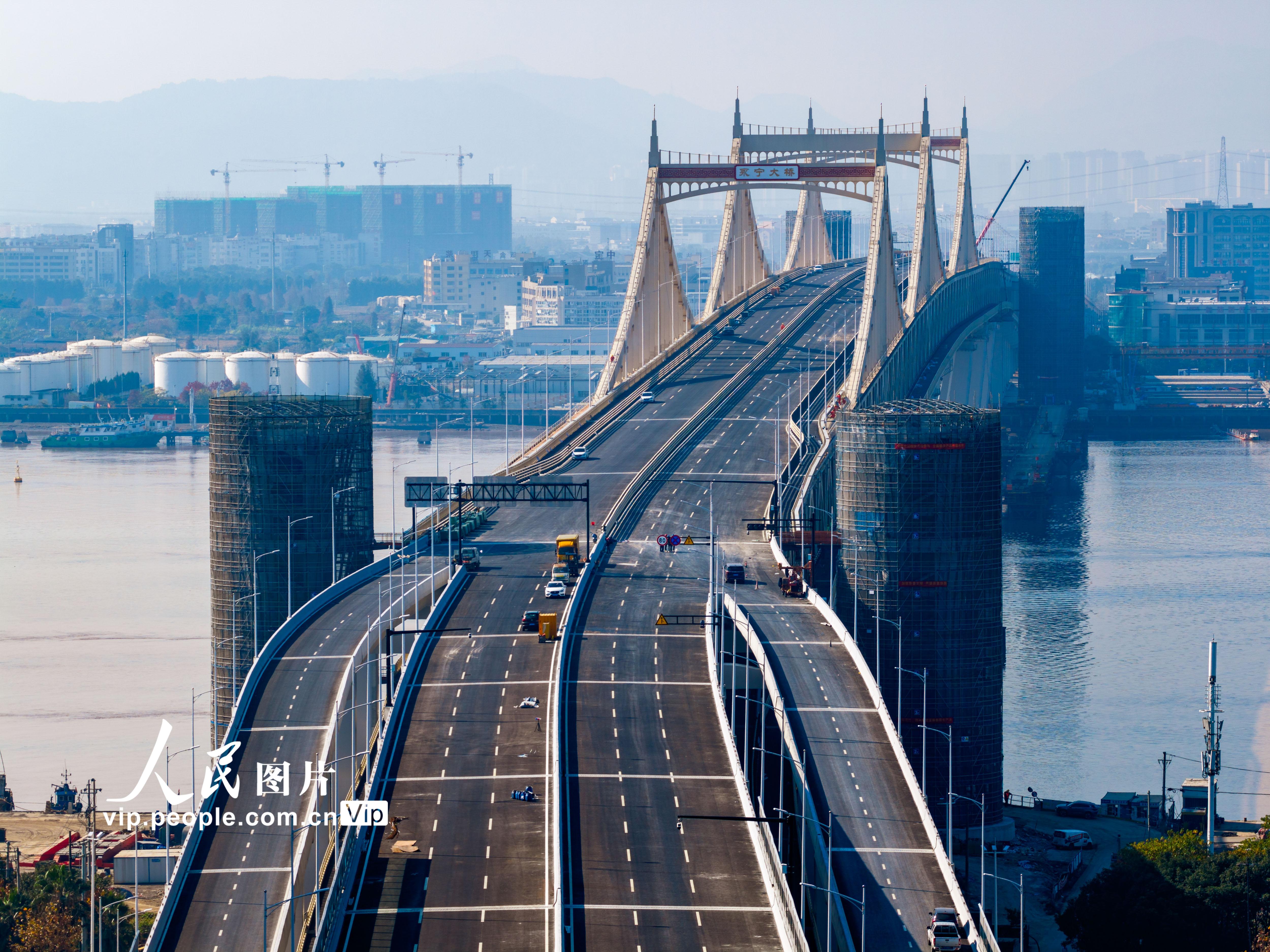 浙江瑞安:永宁大桥建设如火如荼【4】