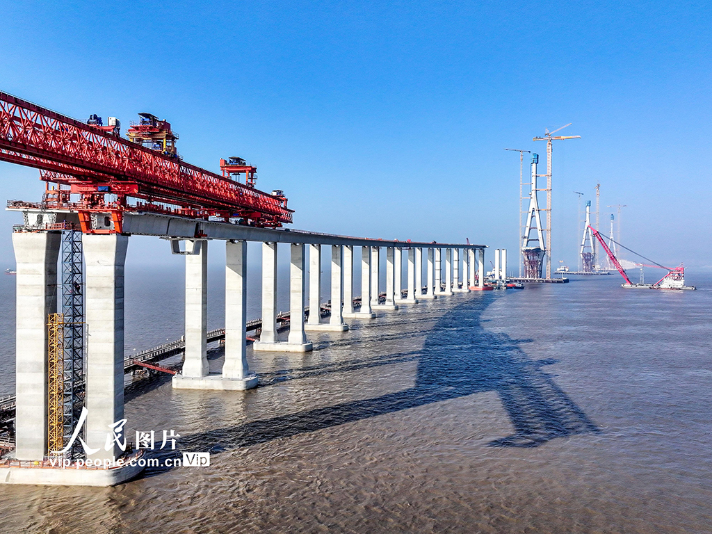 浙江舟山：青龙门大桥东引桥架设完成【3】