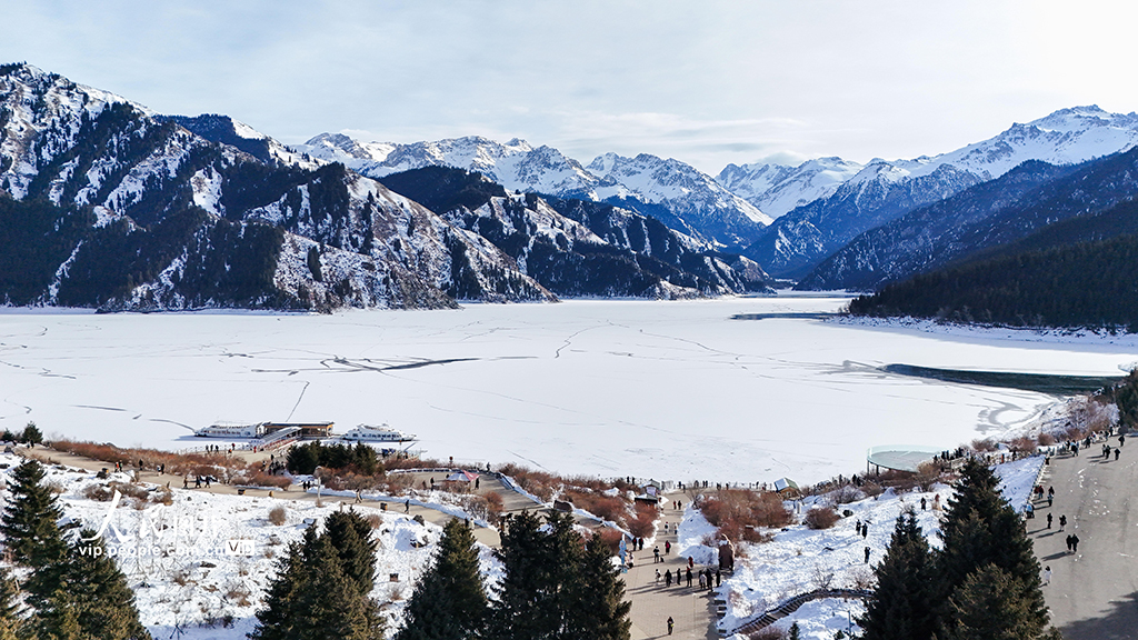 新疆阜康:天山天池冬景如画【4】