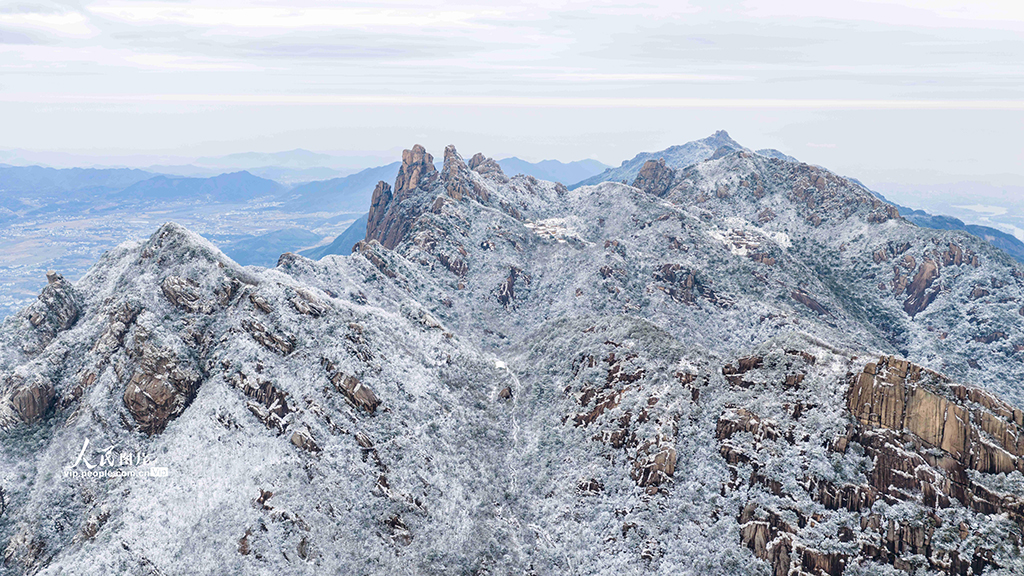 安徽池州:雪后九华山【3】