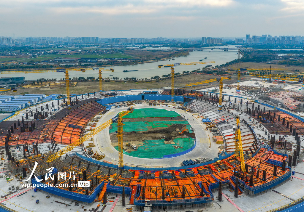 宁波奥体中心二期主体育场加紧推进【2】