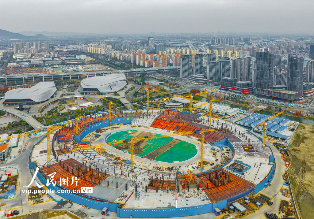 宁波奥体中心二期主体育场加紧推进【3】