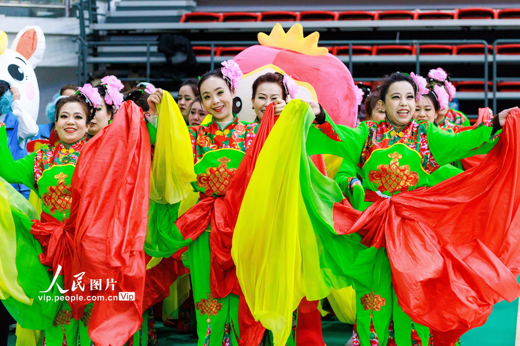 新疆乌鲁木齐:社火排练迎新年【3】