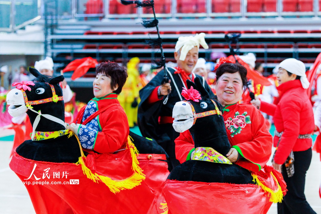 新疆乌鲁木齐:社火排练迎新年【4】