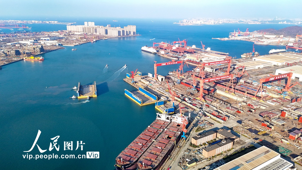 山东青岛：赶制大型船舶订单 全力冲刺年度目标任务【5】
