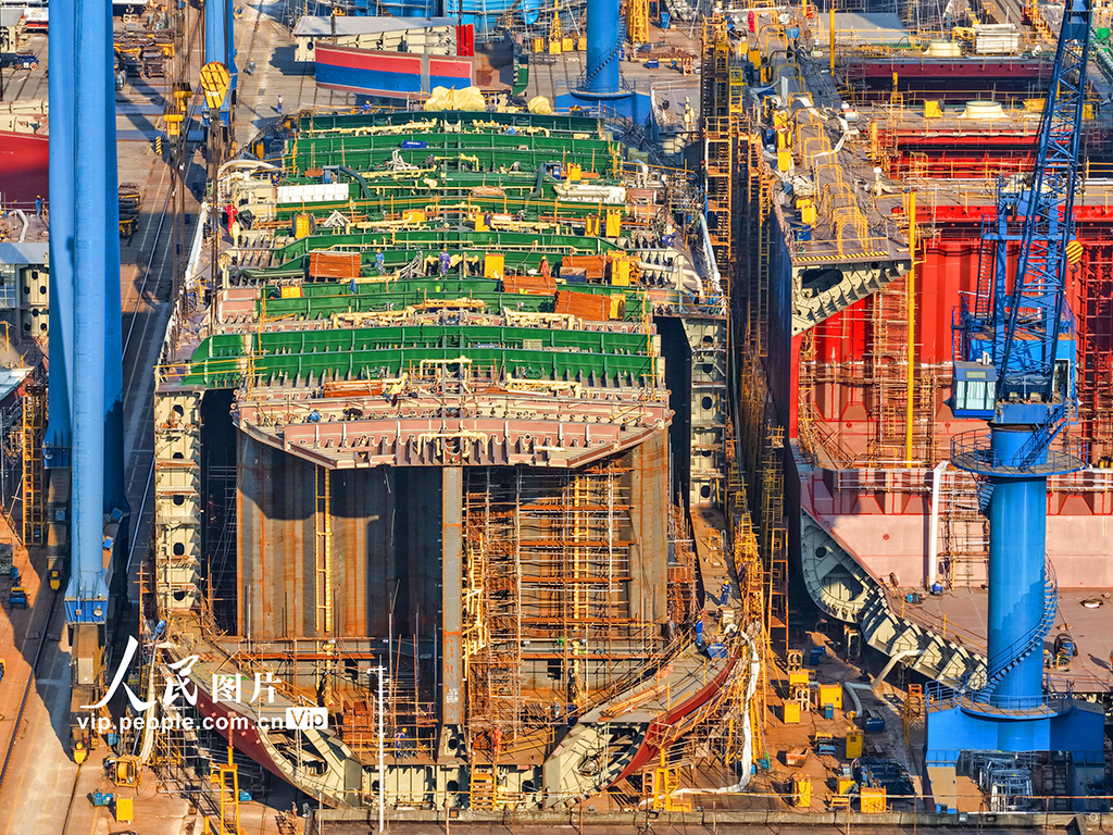 江苏南京:船企赶订单 冲刺“全年红”【7】