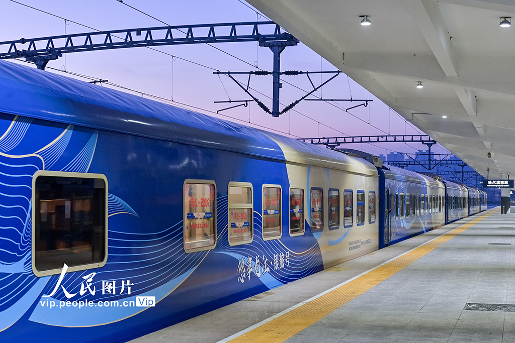 黑龙江开行首趟冰雪环线旅游列车【4】