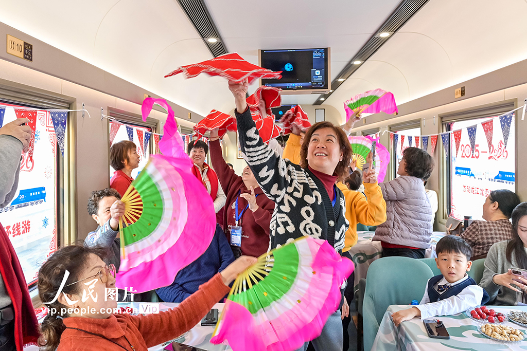 黑龙江开行首趟冰雪环线旅游列车【6】