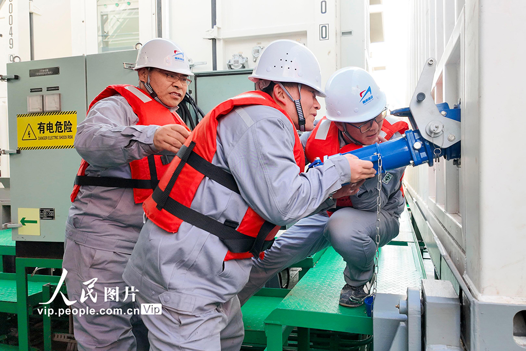 山东滨州：渤海湾首个绿色航运物流通道打通【4】